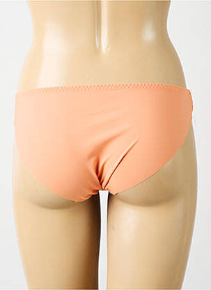 Chilot efect material satinat portocalie SIMONE PERELE femeie
