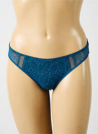Chilot efect material satinat albastru SIMONE PERELE femme