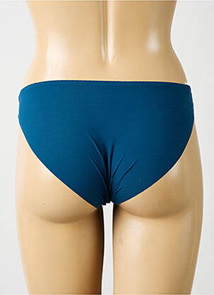 Chilot efect material satinat albastru SIMONE PERELE femeie