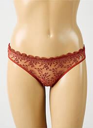 Chilot efect material satinat maro SIMONE PERELE femme