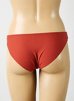 Chilot efect material satinat maro SIMONE PERELE femeie