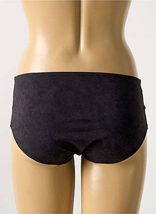 Shorty efect material satinat negru MARIE JO femeie