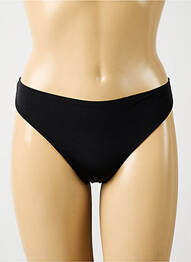 Șnur efect material satinat negru SIMONE PERELE femme