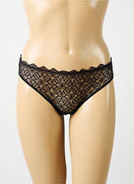 Tanga țesătură dantelă negru SIMONE PERELE femme