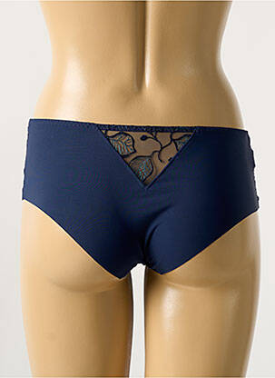 Shorty efect material satinat albastru SIMONE PERELE femeie