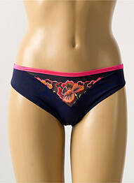 Chilot efect material satinat albastru PRIMADONNA femme
