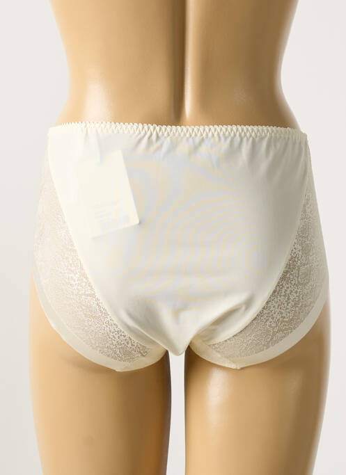 Chilot cu talie înaltă efect material satinat bej PRIMA DONNA femme