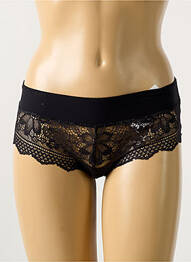 Shorty efect material satinat negru SIMONE PERELE femme