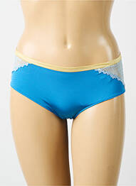 Shorty efect material satinat albastru MEY femme
