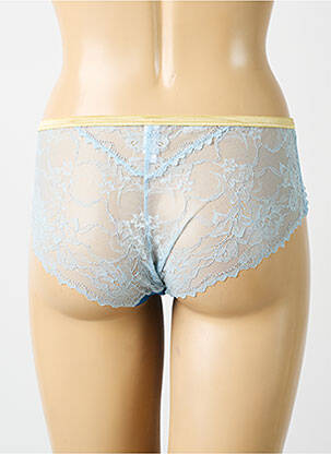 Shorty efect material satinat albastru MEY femeie
