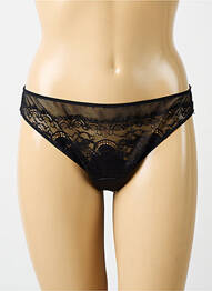 Shorty efect material satinat negru MARIE JO femme