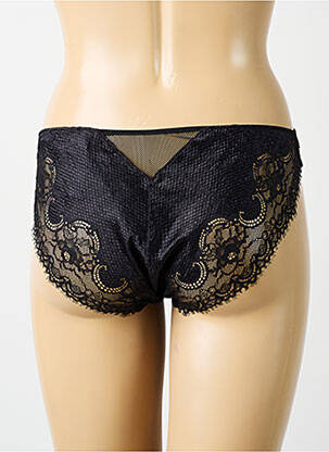 Shorty efect material satinat negru MARIE JO femeie