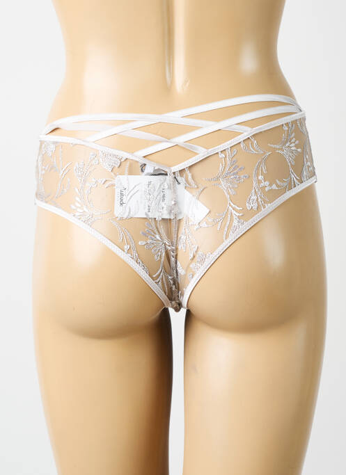 Tanga ușoară și transparentă gri AUBADE femme