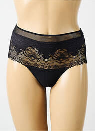 Shorty efect material satinat negru MARIE JO femeie