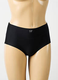 Shorty efect material satinat negru SIMONE PERELE femme