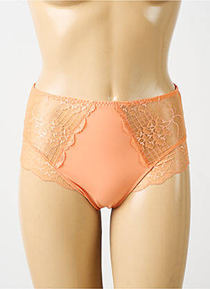 Shorty efect material satinat portocalie SIMONE PERELE femeie