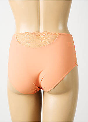 Shorty efect material satinat portocalie SIMONE PERELE femeie