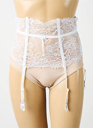 Corset/jartieră cu armatură alb AMBRA femeie