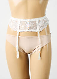 Corset/jartieră bretele elastice reglabile alb AUBADE femme
