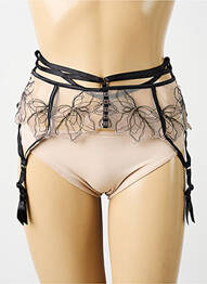 Corset/jartieră bretele elastice reglabile bej PRELUDE femeie