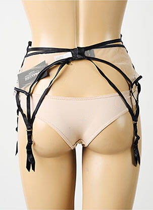 Corset/jartieră bretele elastice reglabile bej PRELUDE femeie