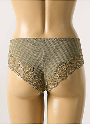 Shorty broderie cu panglică verde PRIMADONNA femeie