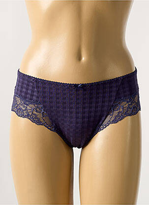 Shorty efect material satinat albastru PRIMADONNA femeie