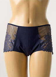Shorty efect material satinat albastru MAISON LEJABY femme