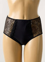 Shorty efect material satinat negru SIMONE PERELE femeie