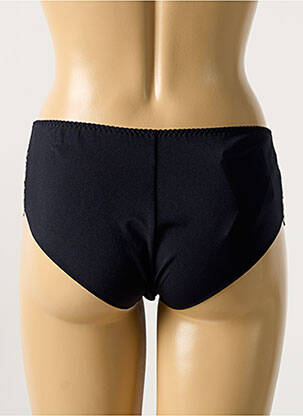 Shorty efect material satinat negru AMBRA femeie
