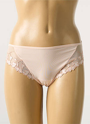 Shorty efect material satinat roz MARIE JO femeie