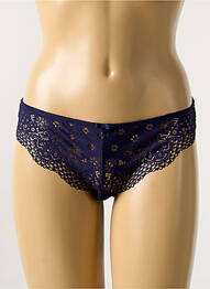 Chilot efect material satinat albastru SIMONE X SIMONE PÉRÈLE femme