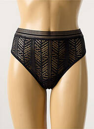 Chilot efect material satinat negru MARIE JO femme