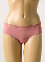 Shorty efect material satinat roz MAISON LEJABY femme