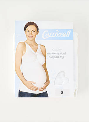 Lenjerie maternitate elasticitate alb CARRIWELL femeie