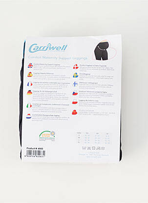Pantalon maternitate elasticitate negru CARRIWELL femeie