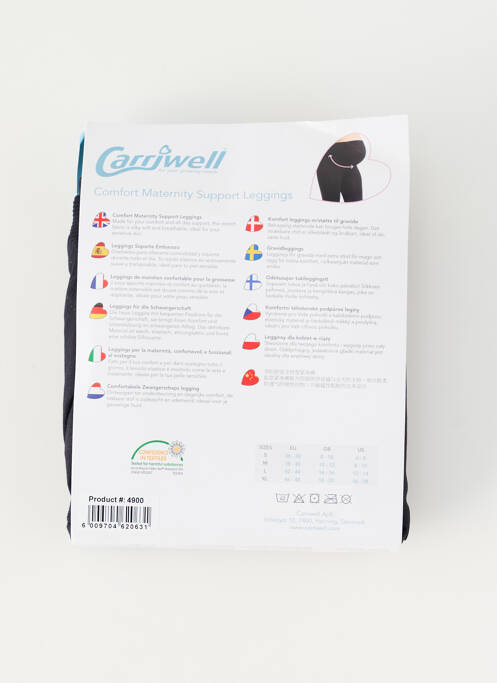 Pantalon maternitate negru CARRIWELL femeie