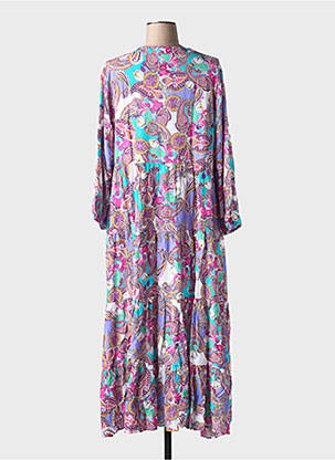 Rochie lungă mâneci lungi mâneci lungi violet ROSA FAIA femeie