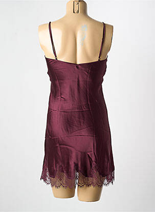 Nuisetă/combinetă efect material satinat violet SIMONE PERELE femeie