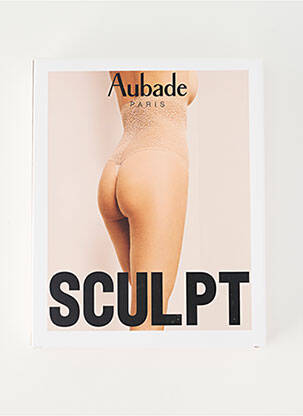 Chilot modelator țesătură dantelă culoare piersică AUBADE femeie