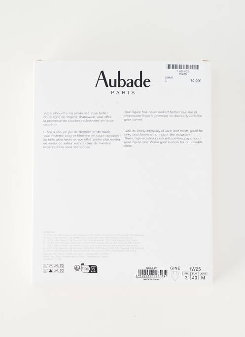 Chilot modelator piele AUBADE femeie