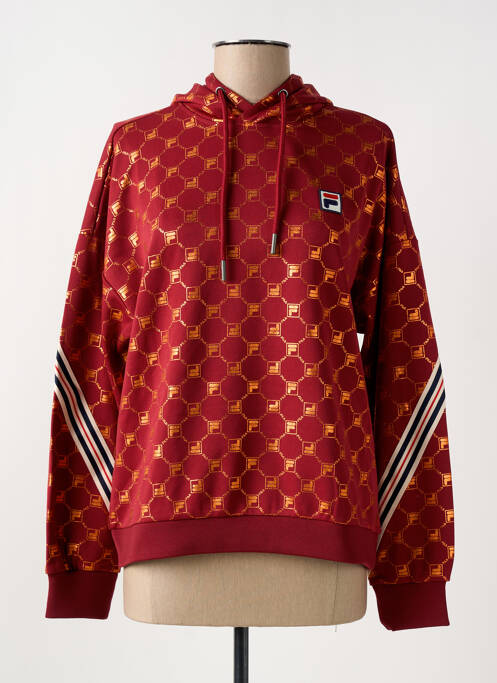 Hanorac cu glugă roșu FILA femeie