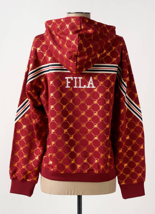 Hanorac cu glugă roșu FILA femeie