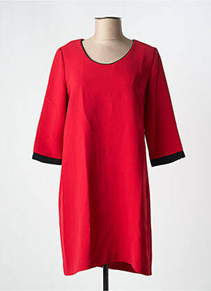 Rochie scurtă mâneci 3/4 mâneci 3/4 roșu DANIELLE ENGEL femeie