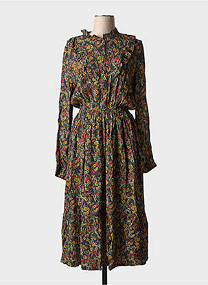 Rochie lungă mâneci lungi mâneci lungi negru DANIELLE ENGEL femeie