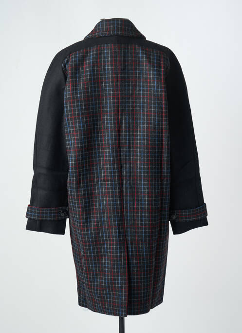 Palton lung croială dreaptă fără glugă negru DANIELLE ENGEL femme