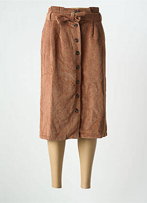 Fustă midi maro DANIELLE ENGEL femeie