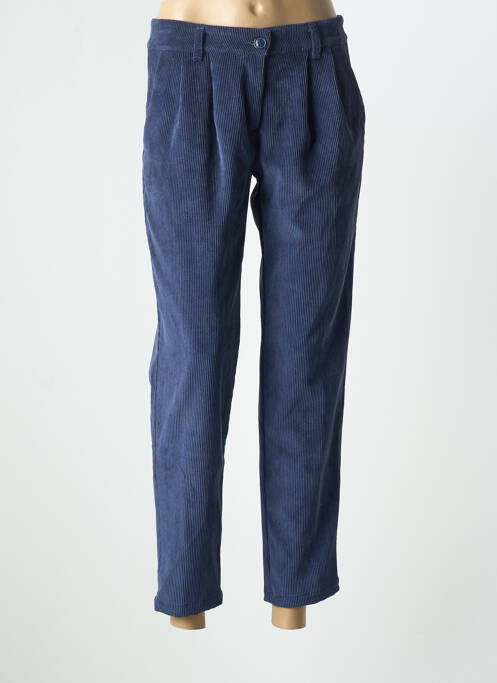 Pantalon drept albastru DANIELLE ENGEL femeie