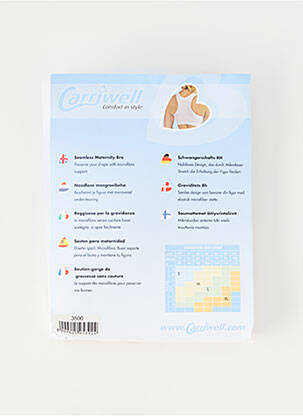 Lenjerie maternitate elasticitate alb CARRIWELL femeie