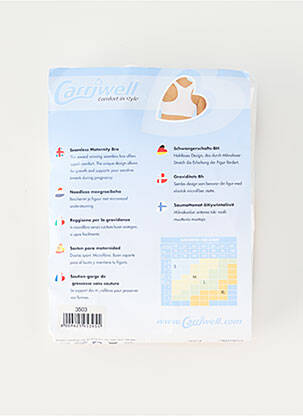 Lenjerie maternitate elasticitate alb CARRIWELL femeie
